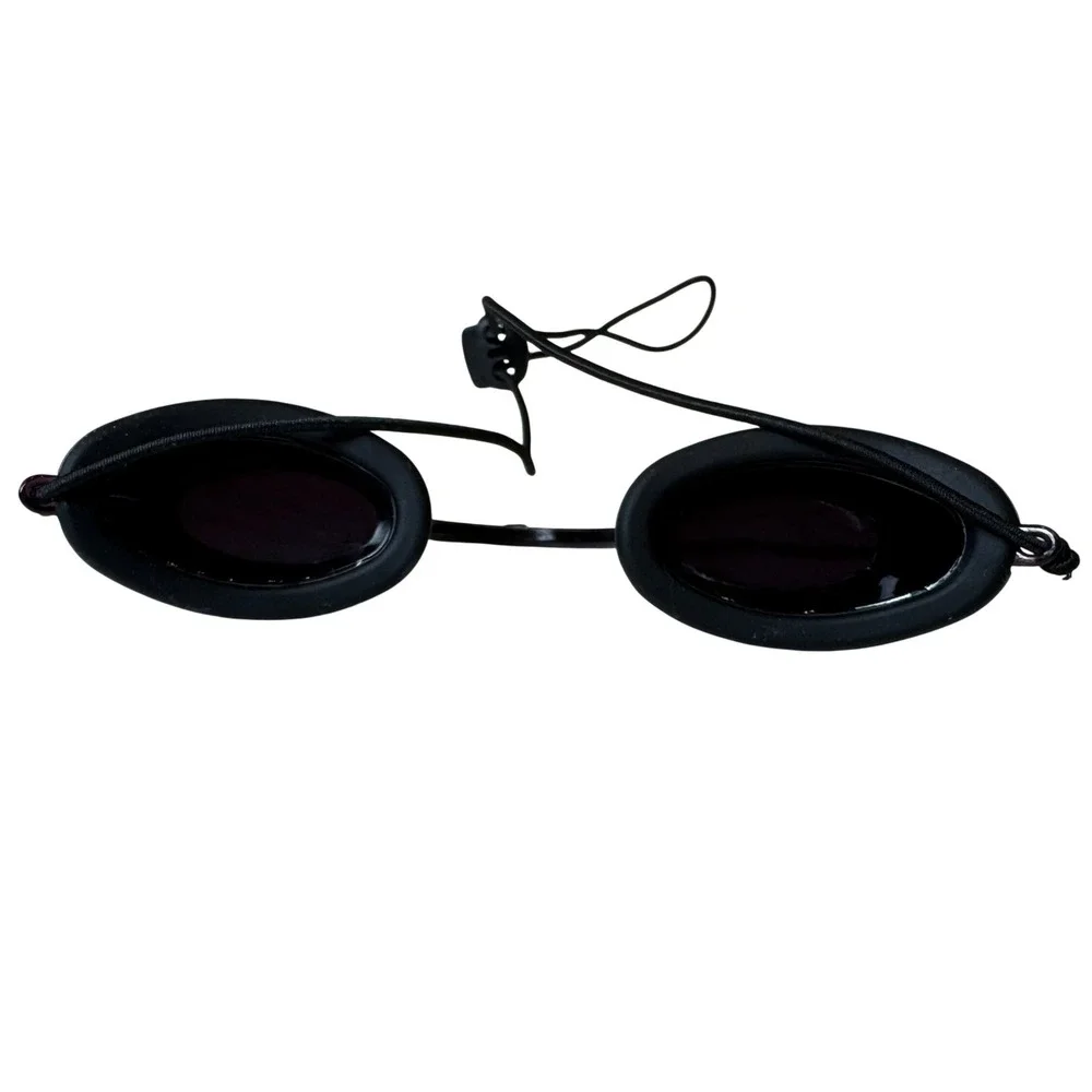 Tanning Bed Goggles UV Eye Protection Black Indoor Tanning Glasses 2 Pairs